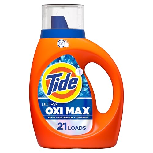 Détergent Tide Ultra Oxi Max 21 brassées, 887 mL