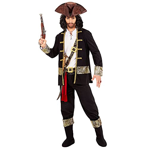 W WIDMANN MILANO Party Fashion - Costume Capitaine Pirate, flibustier, costume de carnaval pour hommes, Carnaval