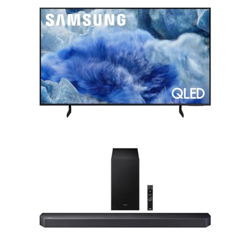 Image of Samsung 55-Inch Class QLED Q8F 4K UHD Smart TV (2025 Model) Q4 AI Processor, 100% Color Volume with Quantum Dot, AirSlim Design + Samsung Q-Series Soundbar HW Q600F 3.1.2 ch Subwoofer (2025 Model)