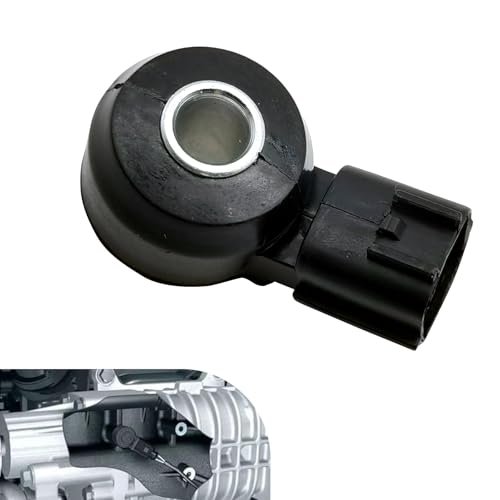 Titgoes Pack-1 Car Knock Sensors ABS Sensor Replacement Number 22060-7B000 220607B000 KS107 2 Pin Plug and Play Ignition Knock Sensor Standard Accessories Compatible with Most Cars (Black)