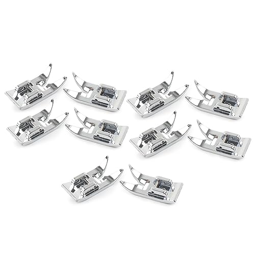 Set de 10 piezas pie para máquina de coser tipo Walking Foot miniatura 4