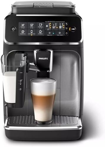 2. Bild von Philips Series 3200 Kaffeevollautomat – LatteGo Milchsystem, 5 Kaffeespezialitäten, Intuitives Touchdisplay, Silber (EP3246/70) 5 Kaffeespezialitäten