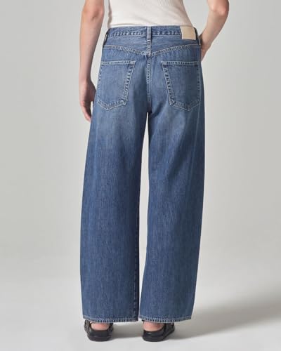 Women Wide Leg Jeans High Rise Drawstring Denim Pants Loose Boyfriend Baggy Trouser Jeans3