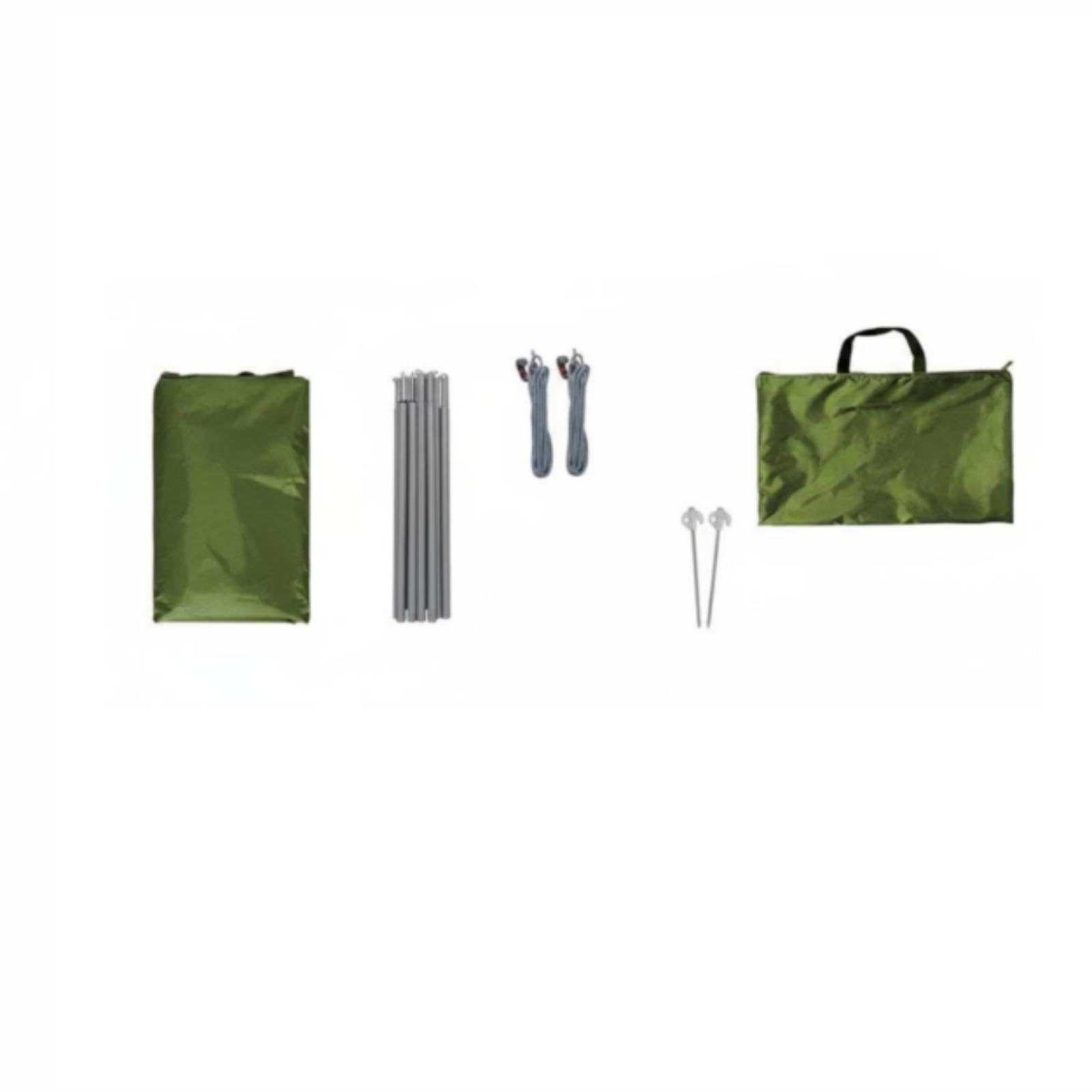 SUV Rear Awning Tent Sunshade SUV Awning Tent Sunscreen Outdoor Gear for Road Trips, Light Khaki, SUV with Rod | Sporting Goods | Outdoor Sports | Camping & Hiking-image-19