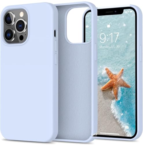 Image of DIZORO Silicone Back Case for iPhone 14 Pro, Soft-Touch Phone Microfiber Silicone Back Cover for iPhone 14 Pro - Sierra