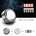 20 Pack of LR44 AG13 303 357 SR44 - 1.5 Volt Premium Alkaline Button Cell Battery - Use for Watches Clocks Remotes Games Controllers Toys & Electronic Devices