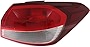 KarParts360 For Kia Forte Sedan Tail Light Assembly 2017-2018 Passenger Side Outer Bulb Type For KI2805134 | 92402 B0600