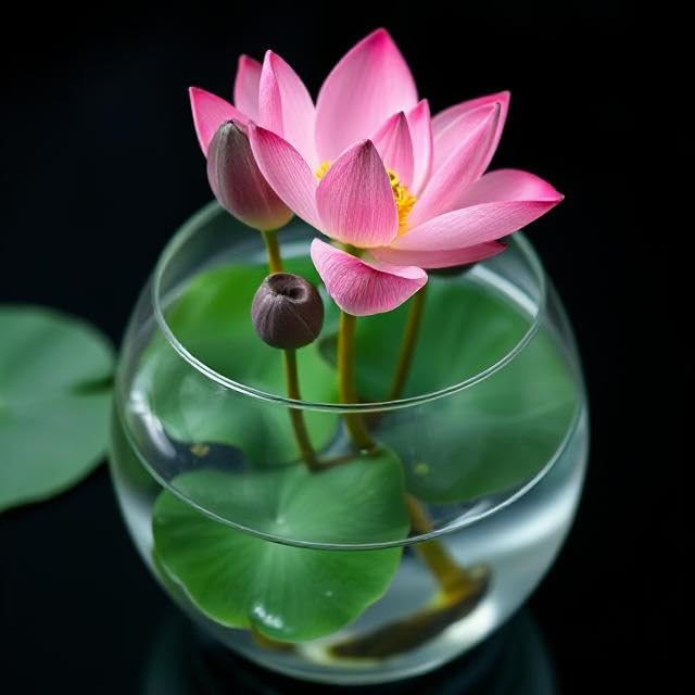 Lotus Flower Seeds, 100% Germination Lotus Mix Flower Seeds (Pack Of 25 Seeds) Premium lotus seeds Beautiful Aquatic Blooms for Garden & Ponds-image-38