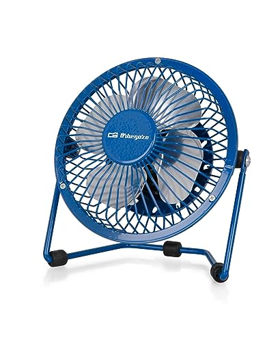 Mini Ventilador con USB para Ordenador Orbegozo PW 1026 Azul