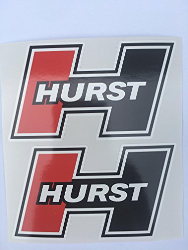 hurst emblem - 2 Hurst H Shifter H Black Red Decals