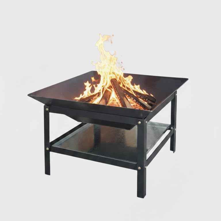 Lareira Externa p/Jardim a Lenha Aquecedor Fogueira Fireplace