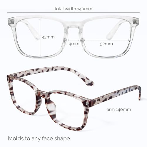 Image of livho High Tech Blue Light Glasses - Advanced Blue Light Blocking Computer Glasses - Screen Fatigue & UV Protection