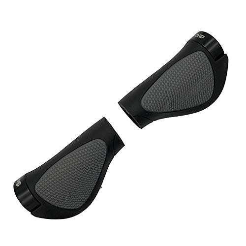 Poignées de Guidon Ergonomiques en Caoutchouc 22,2 mm, Housses de Guidon de Vélo Antidérapantes, Confort Doux pour Vélos de Montagne, de Route et pour Enfants, Lot de 2