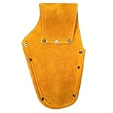 Rindsleder-Bohrer-Holster, Werkzeug-Aufbewahrungstasche mit Metallschnalle für Deckenkonstruktion und Klimaanlagenwartung