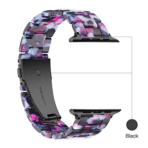 Image of Light House Apple Watch Bands-Fashion Lightweight Resin iWatch Bands for Women Men 38mm /40mm /41mm /42mm(Series 11 10), 49mm /46mm /45mm /44mm /42mm(S 3 2 1), Compatible with Apple Watch Series 11 SE 10 9 8 7 6 5 4 3 Ultra