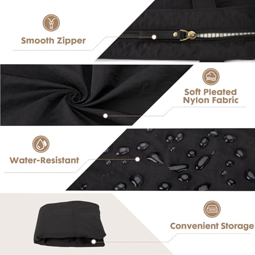 Lily queen Tote Bag for Women Lightweight Shoulder Bag with Zipper Large Travel Handbags Pockets4