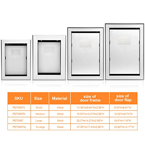 Ownpets Aluminum Pet Door And Replacement Flap Small #TOP5