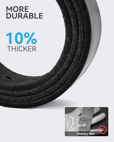 Full Grain Leather Belt for Men - Mens Belts Casual with Genuine Leather - Handcrafted Elegance for Your Wardrobe3