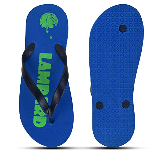 Image of Lambard Hawai Chappal for Men | Mens Stylish Rubber Flip Flops | Ergonomic Designed Daily Use & Bathroom Slippers for Men | Footup Flat Beach Chappals Pair of 2