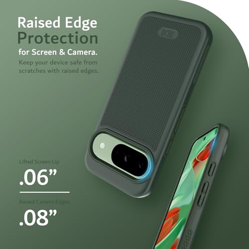 Image of TUDIA MergeGrip [Magsafe Compatible] for Pixel 9 & 9 Pro Case - Pine Green