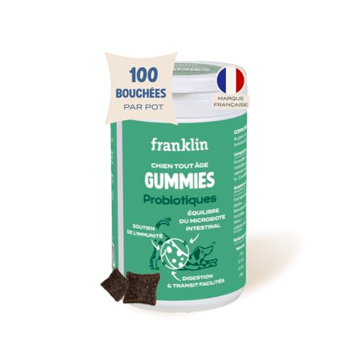 FRANKLIN – Gummies Digestion – Complément Alimentaire pour Chien –