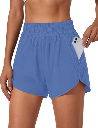 Image of BMJL Women's Athletic Shorts Running Workout Shorts Gym High Waisted Summer Short with Waistband Pocket