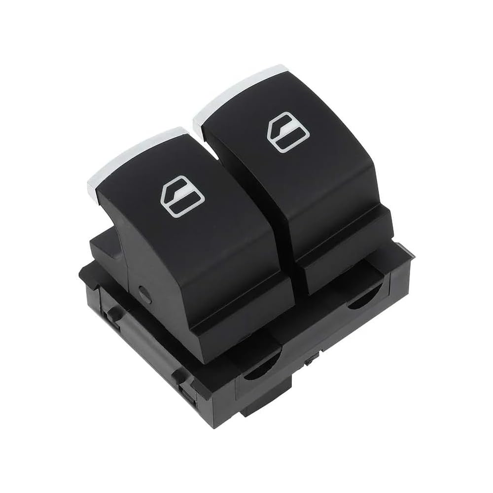 CIHAQQ Power Window Switch for Caddy III Van Mk5 Golf 5 1K1 Golf 6 5K1 Golf Plus 5M1 521, Window Control Switch Car Window Glass Lift Switch Driver Side Master Power Window Switch