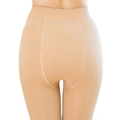 Blostirno Women's Fleece Lined Tights Thermal Pantyhose Leggings Opaque Winter Warm Thick Stockings Tights4