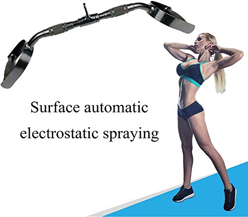 EBWLI LAT Bar Cable Machine Attachment, Triceps Press Down Cable Attachment, Heavy Duty Steel with Rubber Handle for Rowing Machine, Weight Lifting Accessories - Thumbnail 3