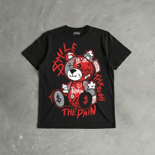 Image of DopeSkill Graphic Tee Streetwear Hip Hop Hypebeast Street Style Unisex T-Shirt Sneaker Colour Matching Shirts Cute Graphic