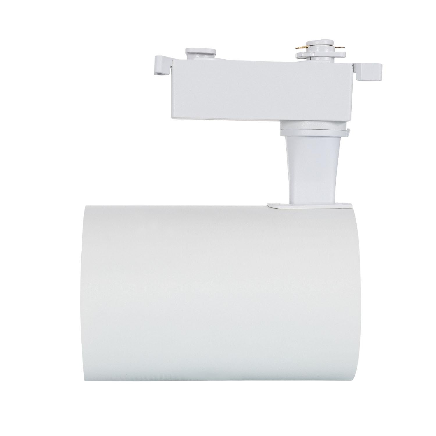 LEDKIA LIGHTING - Spot LED sur Rail Monophasé 40W | Éclairage Polyvalent et Orientable | Technologie COB | Usage Tertiaire | 2800 lm, Blanc Chaud 3000K, Polycarbonate