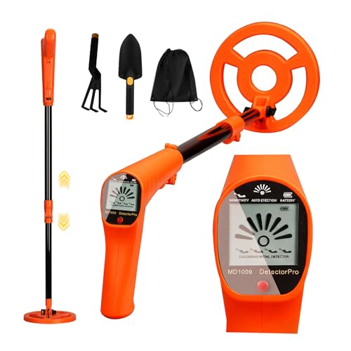 Detector de metales, con mango ajustable, mango ajustable, detectores de metales