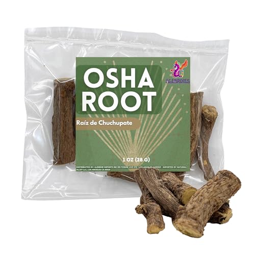 Alebrixes - Osha Root 1 oz (28 gr) | Raiz de Chuchupate - Ligusticum porteri | Chuchupati - Raiz de Oso | 100% Natural | Imported from Mexico