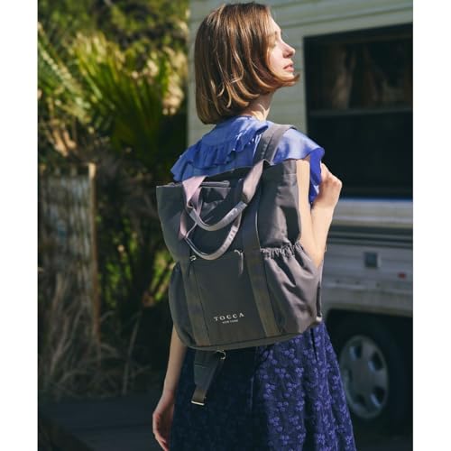 トッカ 新色登場!WEB&一部店舗限定・撥水 CIELO TRAVEL BACKPACK バックパック BOTZNM0614 ブラック系 F の商品画像 3