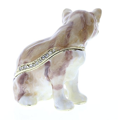 Ciel Collectables 1013425 Cat Decorative Trinket Box With Hand Set, 2.25" X 2" X 2" #TOP1