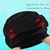 Swimming Cap for Women,3 Pack Silicone Waterproof Swim Cap for Men,High Elasticity Comfortable Swimming Cap for Kids 6-14,Perfect for Pool,Beach,Lap Swimming