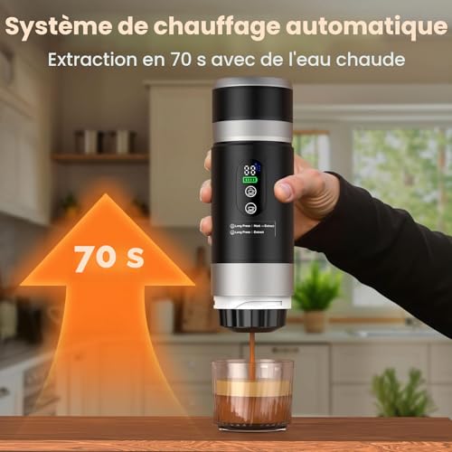 Machine a cafe compatible avec capsules Nespresso Dolce-Gusto et moulu - 6