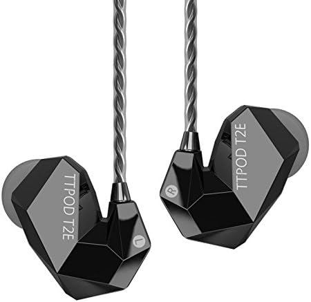 TTPOD T2-E 3Driver Hybrid 2BA+Dynamic Hybrid Drive(ED-29689+TA7801) Headphones Black