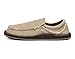 Sanuk Mens Chiba Loafers for Men | Mens Shoes | Slip On Shoes for Men | Men's Slip-on Loafers | Comfort Foam Footbed, Tan, 10