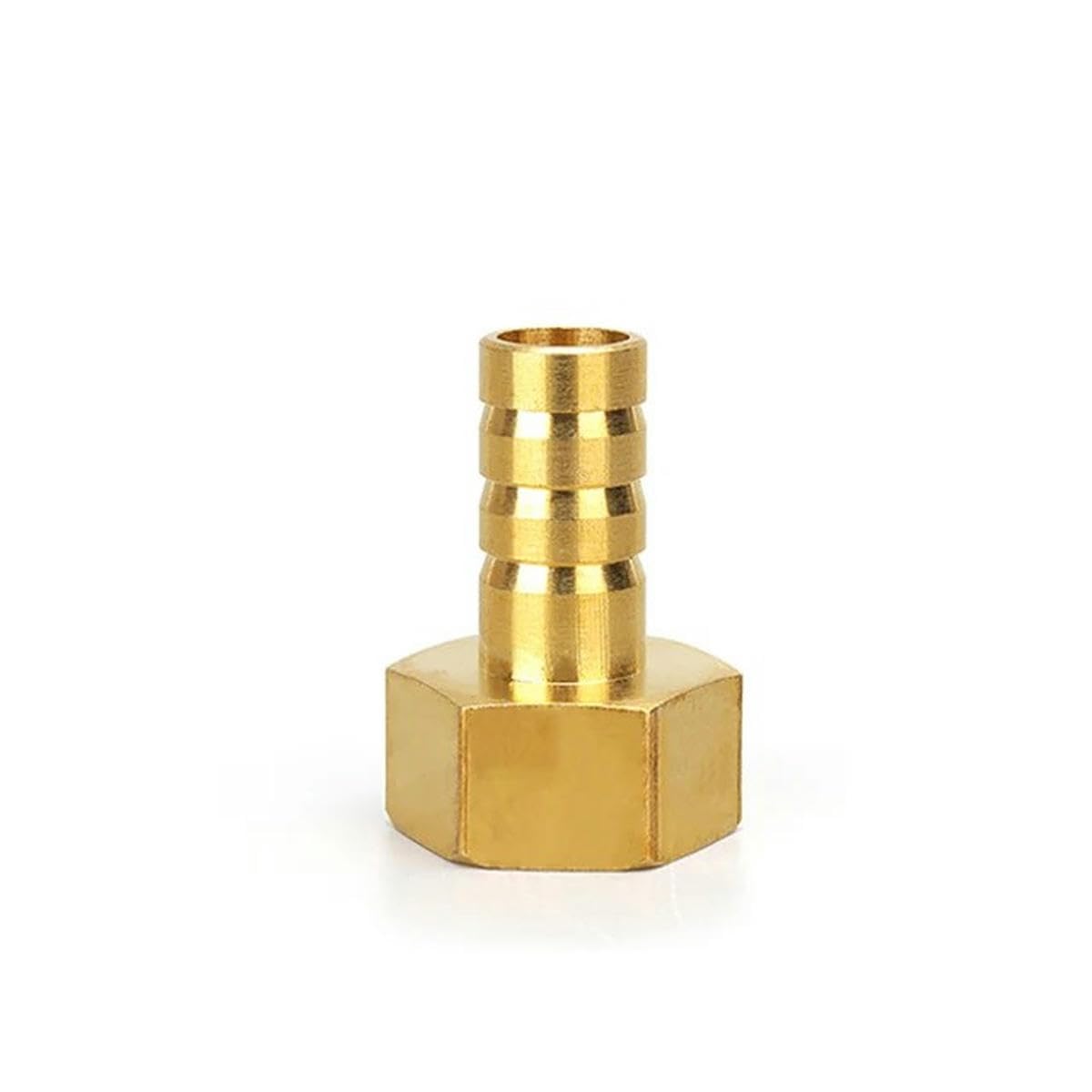 Raccordo per Tubo in Ottone 6mm 8mm 10mm Coda portagomma 1/8" 1/4" 3/8" 1/2" 3/4" 1" Connettore Maschio Giunto per Tubo Adattatore Giunto in rame-BTPCF-6MM-3/4
