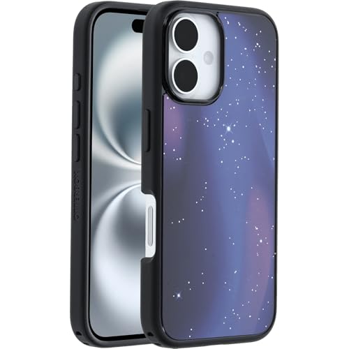 Image of OtterBox iPhone 16 Symmetry Series Case - Nebula Night Black - Ultra-Thin, Sleek iPhone Case, Aesthetic iPhone Case with Nebula Galaxy Desin