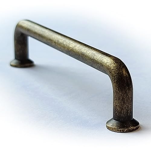 Pull Handles, Set of 6 Door Handles, Deep Antique Brass - Image 3