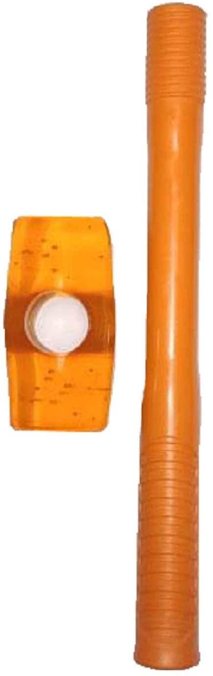 RABBIT® Rubber Mallet Hammer 1.5" Non-Marking Shock Absorbing Hammer and Non-Slip Comfortable Grip Handle Soft Face Hammer for Jewellery Making, Watchmaking, Leather Crafting, Metal Work, DIY 2