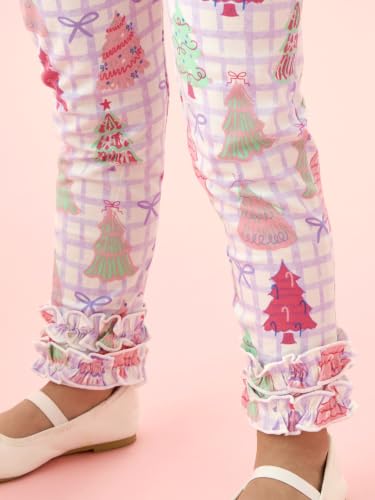 Image of RuffleButts Baby /Toddler Girls Ruffle Leggings - Ankle Leggings