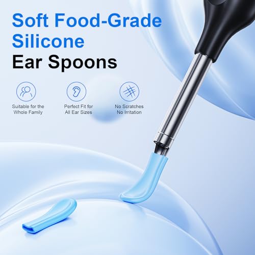 Image of Oxbird(200-300W-PX) HD Wireless Otoscope with Light Ear Wax Camera, Ear Wax Remover Removal Cleaner Cleaning Kit, Suitable for Apple /Android, Dad and Madam Artifact,Perpetual Commitment