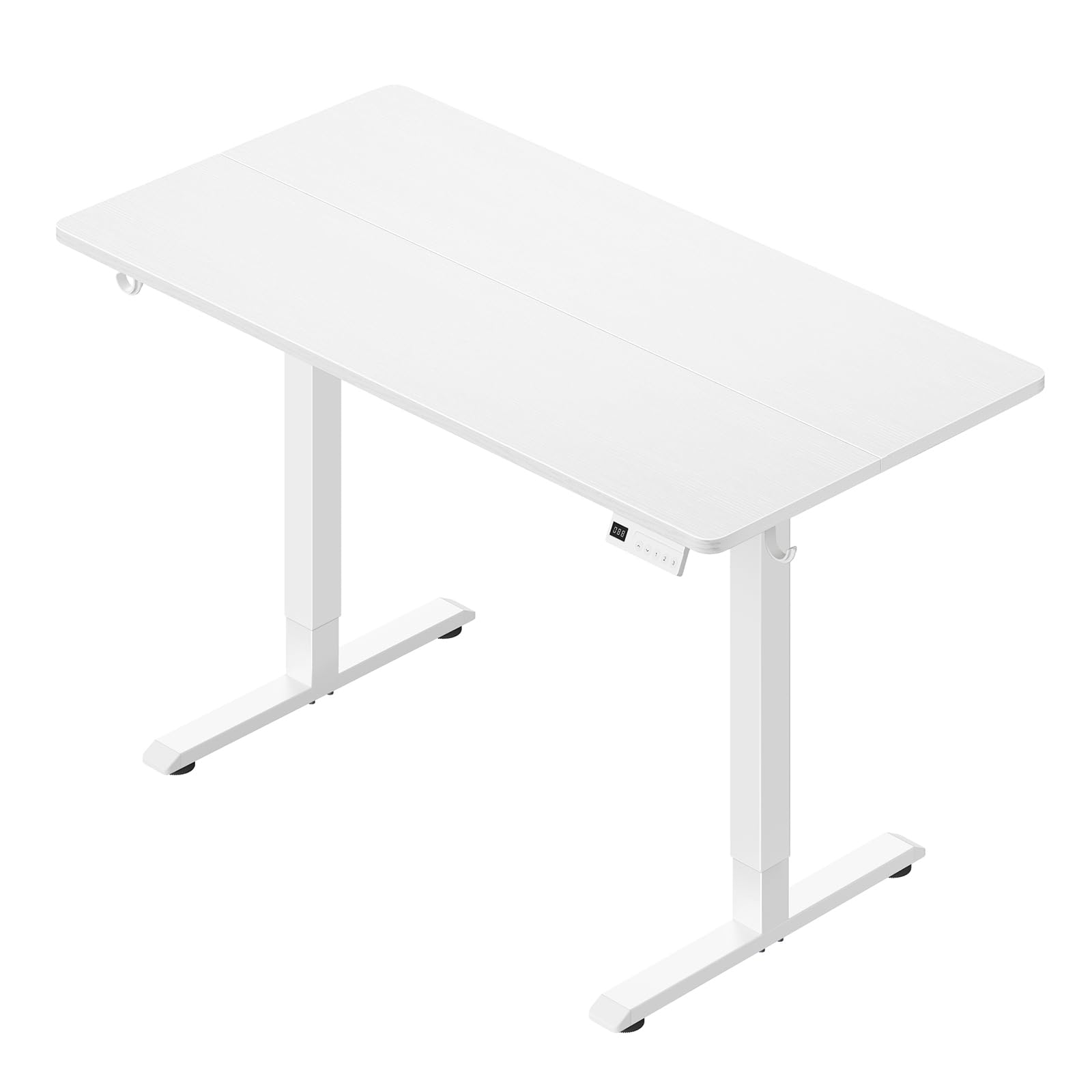 WOLTU Höhenverstellbarer Schreibtisch Elektrisch mit Memory-Funktion & Kollisionsschutz, 80kg Tragkraft, Leise, Computertisch für Homeoffice Arbeitszimmer, 120 x 60 cm, Weiß