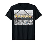 17MINS00013A Despicable Me Construction Minions Lunch Break Graphic T-Shirt