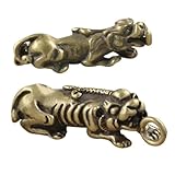 Conception symbolique : avec un motif animalier, ce porte-clés symbolise la richesse et la fortune, ce qui en fait un accessoire significatif pour attirer la prospérité, pendentif de à main, pendentif de bijoux