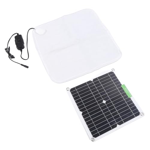 Image of Solar Panel Heating Blanket 12V 50W Rapid Uniform Heating Soft Portable Pet Heating Pad for Car Outdoor Use