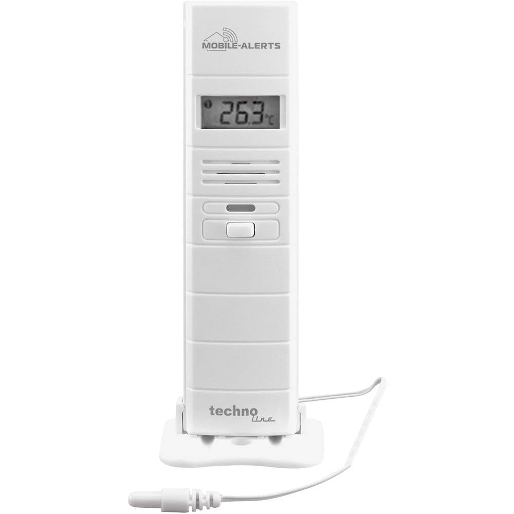 techno line MA 10300 - Sensor Thermo-Hygro con la sonda de Cable, Color Blanco